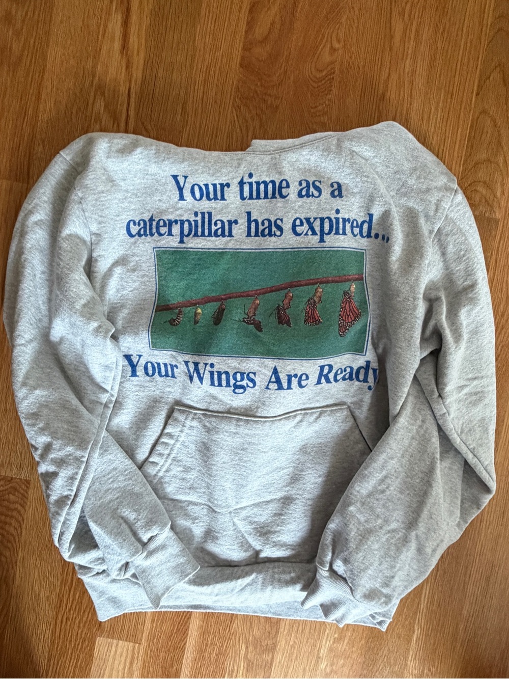 Online Ceramics Hoodie butterfly Sweatshirt 'I Keep Going, and going, and going